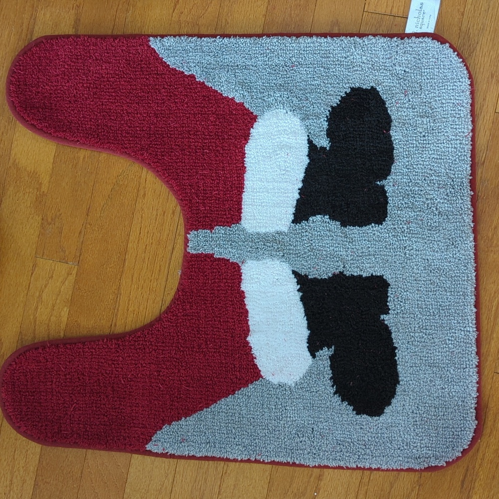 Santa Claus Bathroom Rug Set - Picture 2 of 6